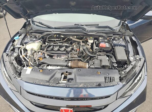 19XFC1F32ME013564 2021 HONDA CIVIC Blue Вид задньої частини салону