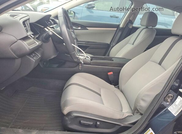 19XFC1F32ME013564 2021 HONDA CIVIC Blue Вид салону спереду