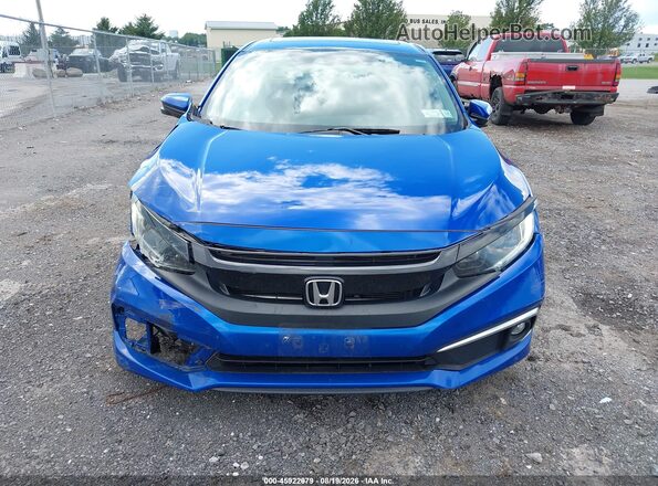 19XFC1F32ME209178 2021 HONDA CIVIC Blue ხელსაწყოთა პანელის ხედი
