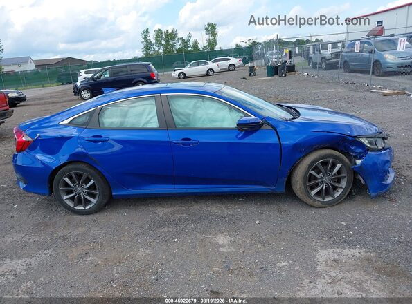 19XFC1F32ME209178 2021 HONDA CIVIC Blue უკანა სალონის ხედი