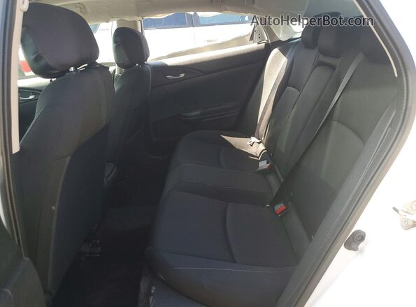 19XFC1F33GE205760 2016 HONDA CIVIC White უკანა სავარძლების ხედი