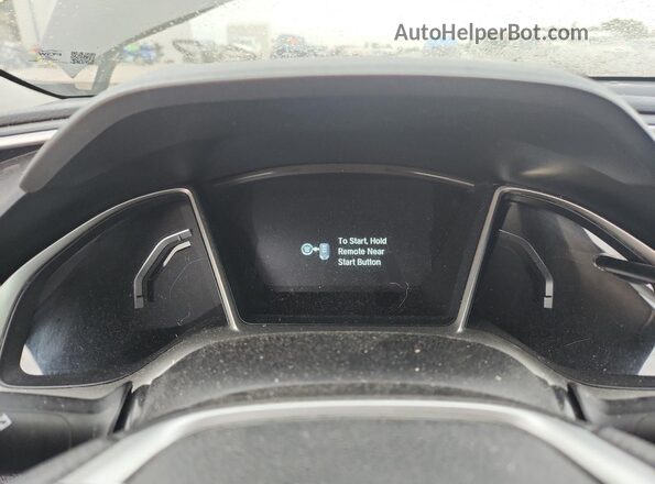 19XFC1F33GE209632 2016 HONDA CIVIC Черный Вид щитка приборов