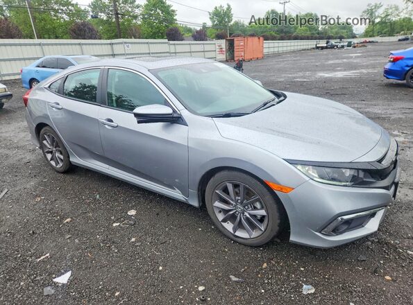 19XFC1F33KE210482 2019 HONDA CIVIC Серебряный Передняя правая четверть