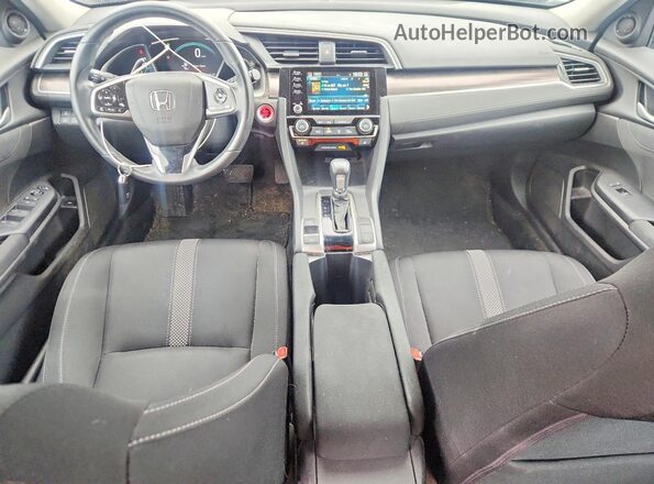 19XFC1F33KE210482 2019 HONDA CIVIC Серебряный Вид панели приборов