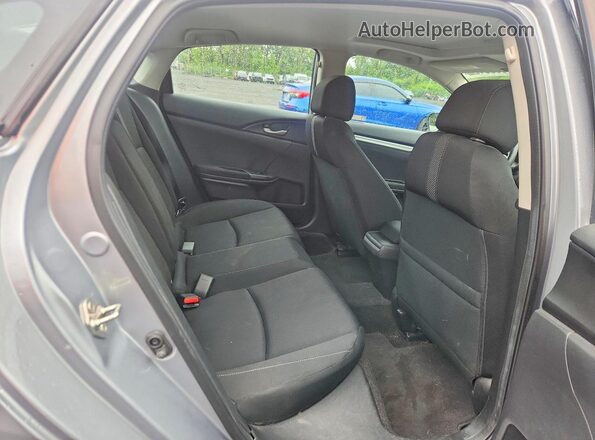 19XFC1F33KE210482 2019 HONDA CIVIC Серебряный Вид задних сидений