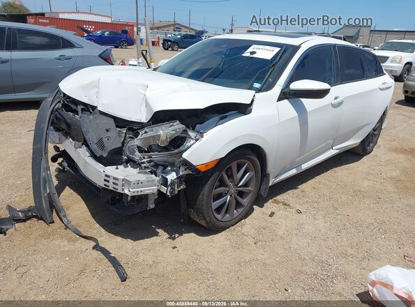 19XFC1F33LE014219 2020 HONDA CIVIC White წინა მარცხენა ხედი სამი მეოთხედიდან