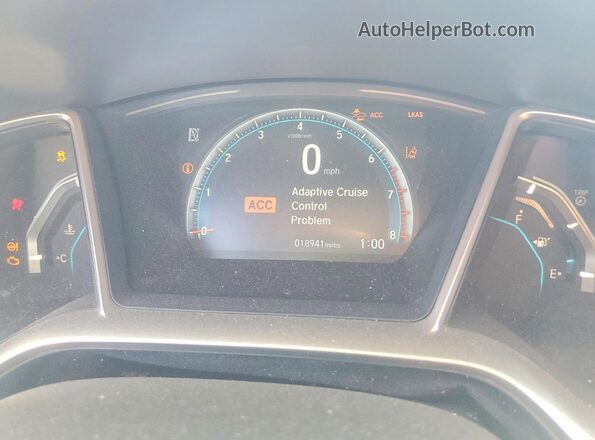19XFC1F33LE207454 2020 HONDA CIVIC Серый Вид щитка приборов