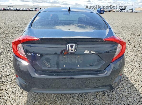 19XFC1F34GE219599 2016 HONDA CIVIC Black Вид ззаду