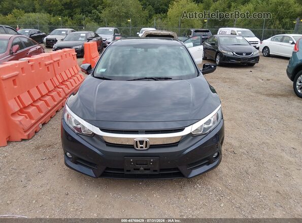 19XFC1F34HE000241 2017 HONDA CIVIC Blue Вид щитка приладів