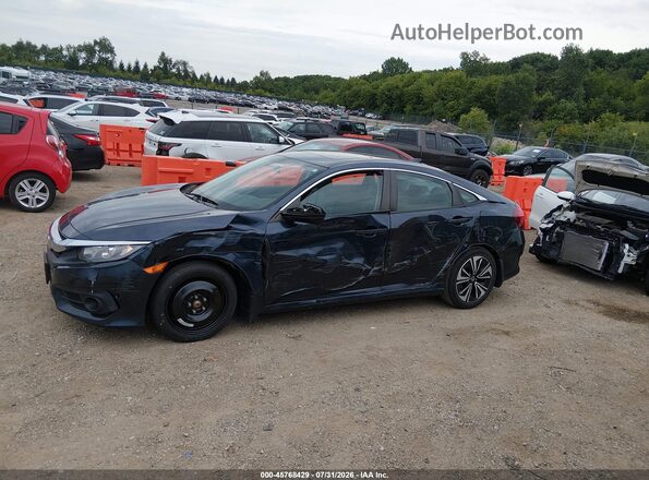 19XFC1F34HE000241 2017 HONDA CIVIC Blue Панорамний вид салону 360°