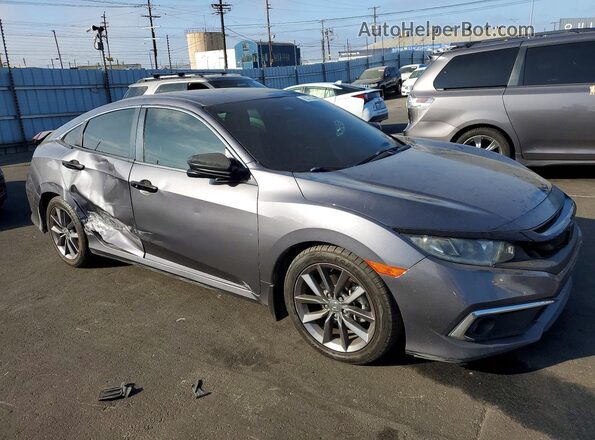 19XFC1F34KE214220 2019 HONDA CIVIC Серый Передняя правая четверть