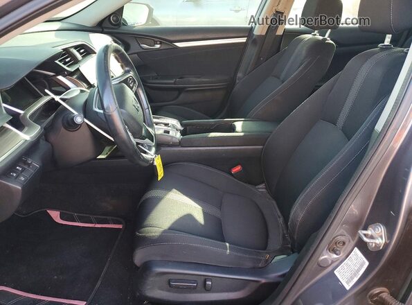 19XFC1F34KE214220 2019 HONDA CIVIC Серый Вид салона спереди