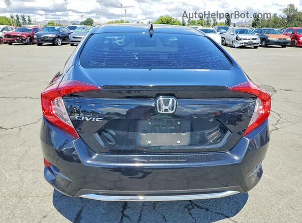19XFC1F34LE217703 2020 HONDA CIVIC Black Вид ззаду