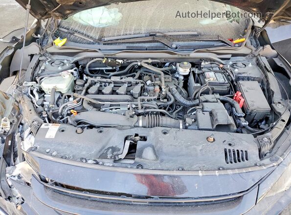 19XFC1F34LE221346 2020 HONDA CIVIC Black უკანა სალონის ხედი