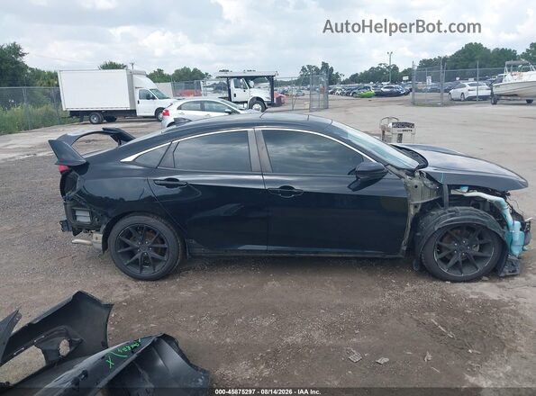 19XFC1F35GE037409 2016 HONDA CIVIC Black Widok wnętrza z tyłu