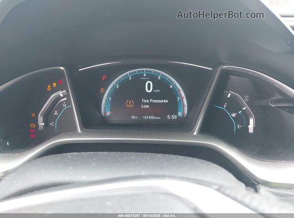 19XFC1F35GE037409 2016 HONDA CIVIC Black Widok tylnych siedzeń