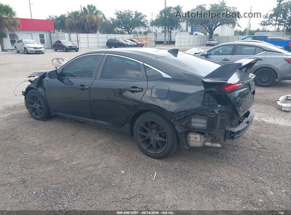 19XFC1F35GE037409 2016 HONDA CIVIC Black Tył lewy