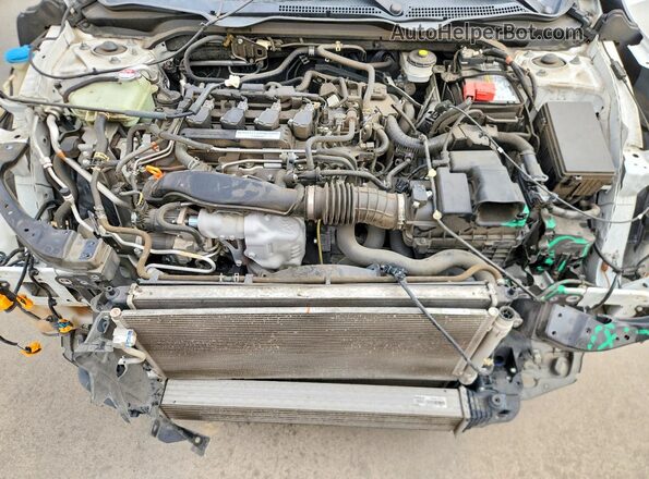 19XFC1F35HE012947 2017 HONDA CIVIC White Вид задньої частини салону