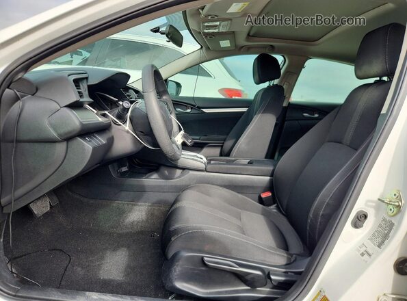 19XFC1F35HE012947 2017 HONDA CIVIC White Вид салону спереду