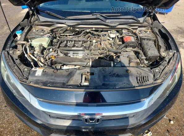 19XFC1F35HE020417 2017 HONDA CIVIC Black Вид задньої частини салону