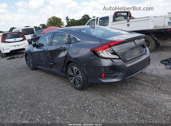 19XFC1F35HE032017 2017 HONDA CIVIC Gray Tył lewy