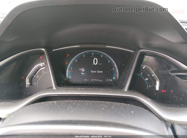 19XFC1F35HE032017 2017 HONDA CIVIC Gray Widok tylnych siedzeń