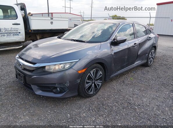19XFC1F35HE032017 2017 HONDA CIVIC Gray Przód lewy