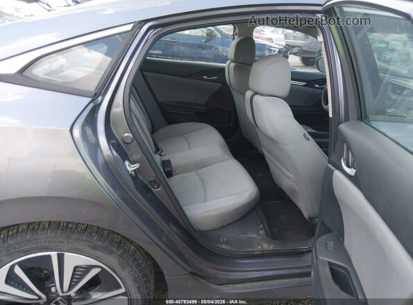 19XFC1F35HE032017 2017 HONDA CIVIC Gray Widok naklejki z numerem VIN