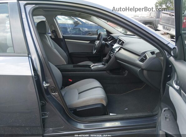 19XFC1F35HE032017 2017 HONDA CIVIC Gray Widok wnętrza z przodu