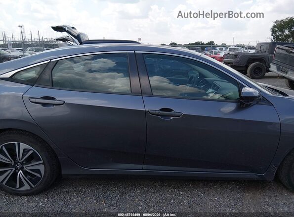 19XFC1F35HE032017 2017 HONDA CIVIC Gray Widok wnętrza z tyłu