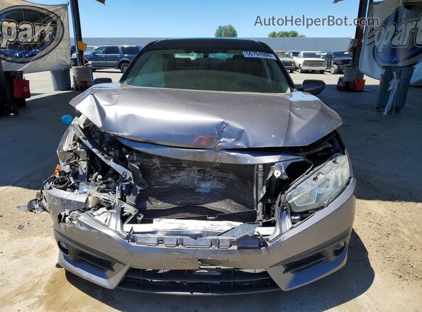 19XFC1F35HE202909 2017 HONDA CIVIC Серый Вид спереди