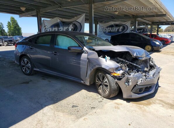 19XFC1F35HE202909 2017 HONDA CIVIC Серый Передняя правая четверть