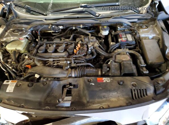 19XFC1F35HE205759 2017 HONDA CIVIC Silver Vista interior trasera