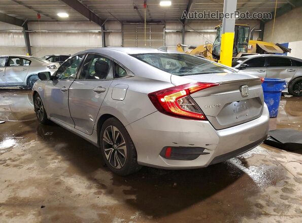 19XFC1F35HE205759 2017 HONDA CIVIC Silver Trasero izquierdo