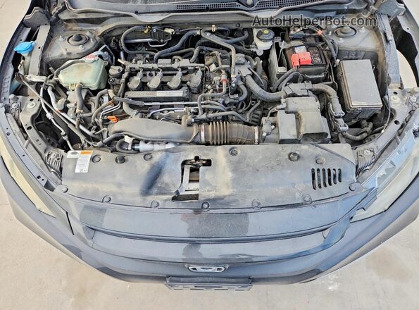 19XFC1F35KE008341 2019 HONDA CIVIC Черный Вид задней части салона