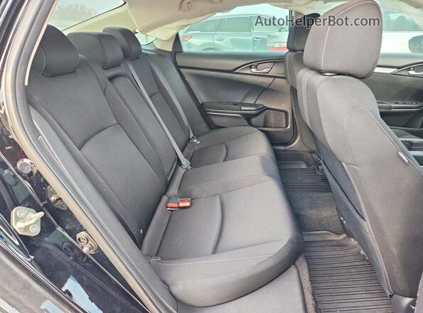 19XFC1F35KE008341 2019 HONDA CIVIC Черный Вид задних сидений