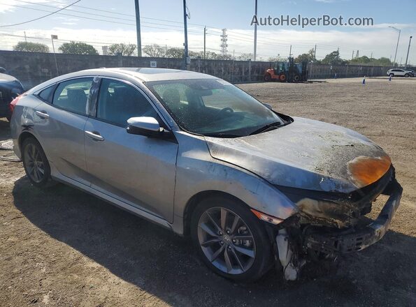 19XFC1F35LE201137 2020 HONDA CIVIC Серебряный Передняя правая четверть