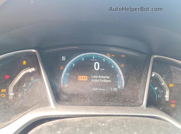 19XFC1F35LE201137 2020 HONDA CIVIC Серебряный Вид щитка приборов