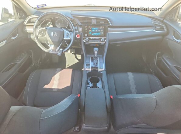 19XFC1F35ME201625 2021 HONDA CIVIC White Вид панелі приладів