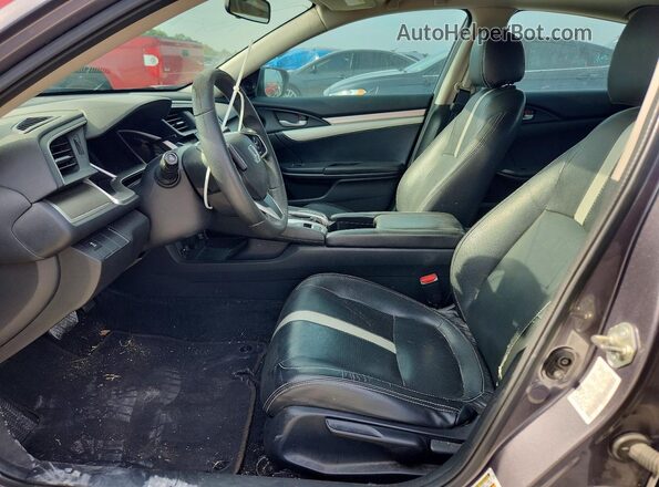 19XFC1F36GE000563 2016 HONDA CIVIC Gray Widok wnętrza z przodu