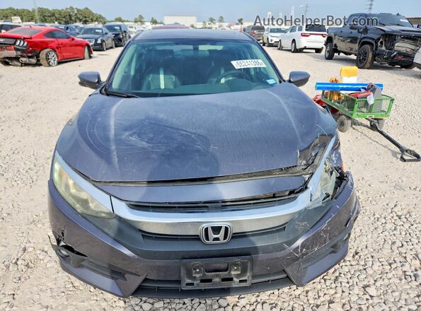 19XFC1F36GE000563 2016 HONDA CIVIC Gray Widok z przodu