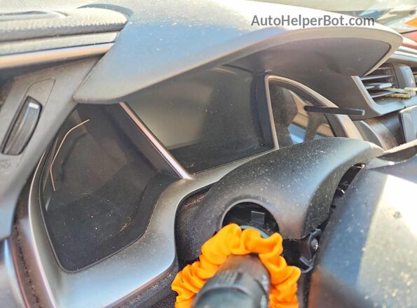 19XFC1F36GE002281 2016 HONDA CIVIC Black Widok zestawu wskaźników