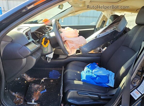 19XFC1F36GE002281 2016 HONDA CIVIC Black Widok wnętrza z przodu