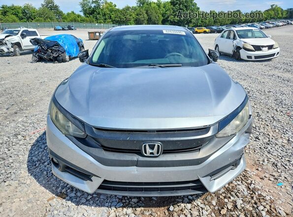 19XFC1F36GE016570 2016 HONDA CIVIC Gray წინა ხედი