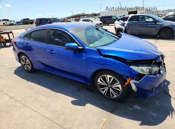 19XFC1F36GE016603 2016 HONDA CIVIC Blue Przód prawy