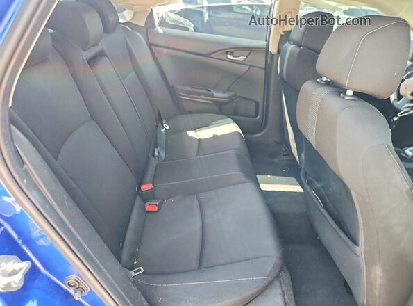 19XFC1F36GE016603 2016 HONDA CIVIC Blue Widok tylnych siedzeń