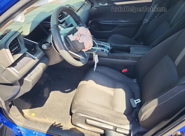 19XFC1F36GE016603 2016 HONDA CIVIC Blue Widok wnętrza z przodu