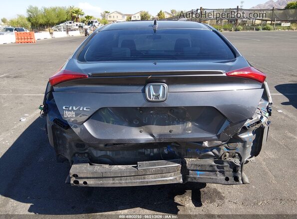 19XFC1F36GE040643 2016 HONDA CIVIC Gray Widok z przodu
