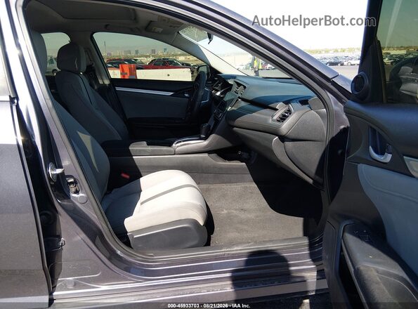 19XFC1F36GE040643 2016 HONDA CIVIC Gray Widok wnętrza z przodu