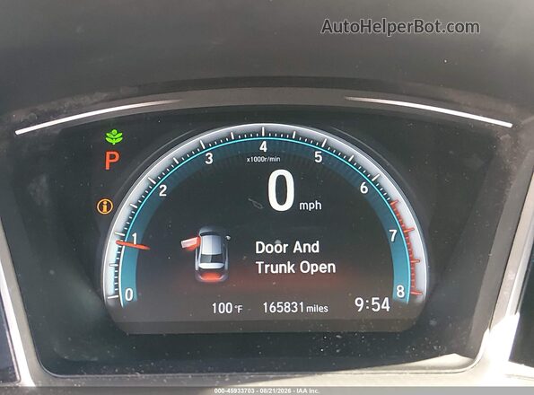 19XFC1F36GE040643 2016 HONDA CIVIC Gray Widok tylnych siedzeń